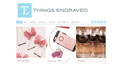 Desktop Screenshot of blog.thingsengraved.ca